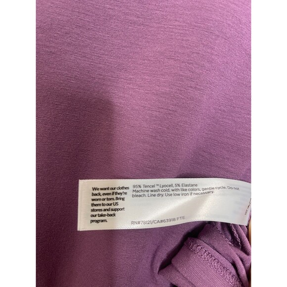 Eileen Fisher T-Shirt Women's Plus Size 3X Purple Short Sleeve Tee Top - Picture 12 of 12